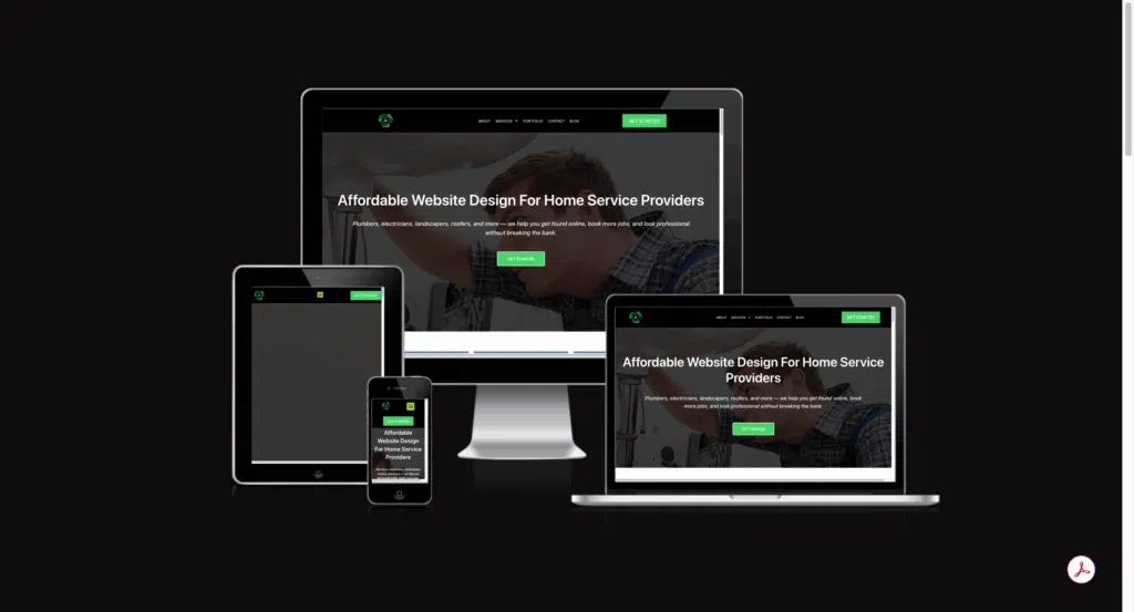 affordable web design for contractors