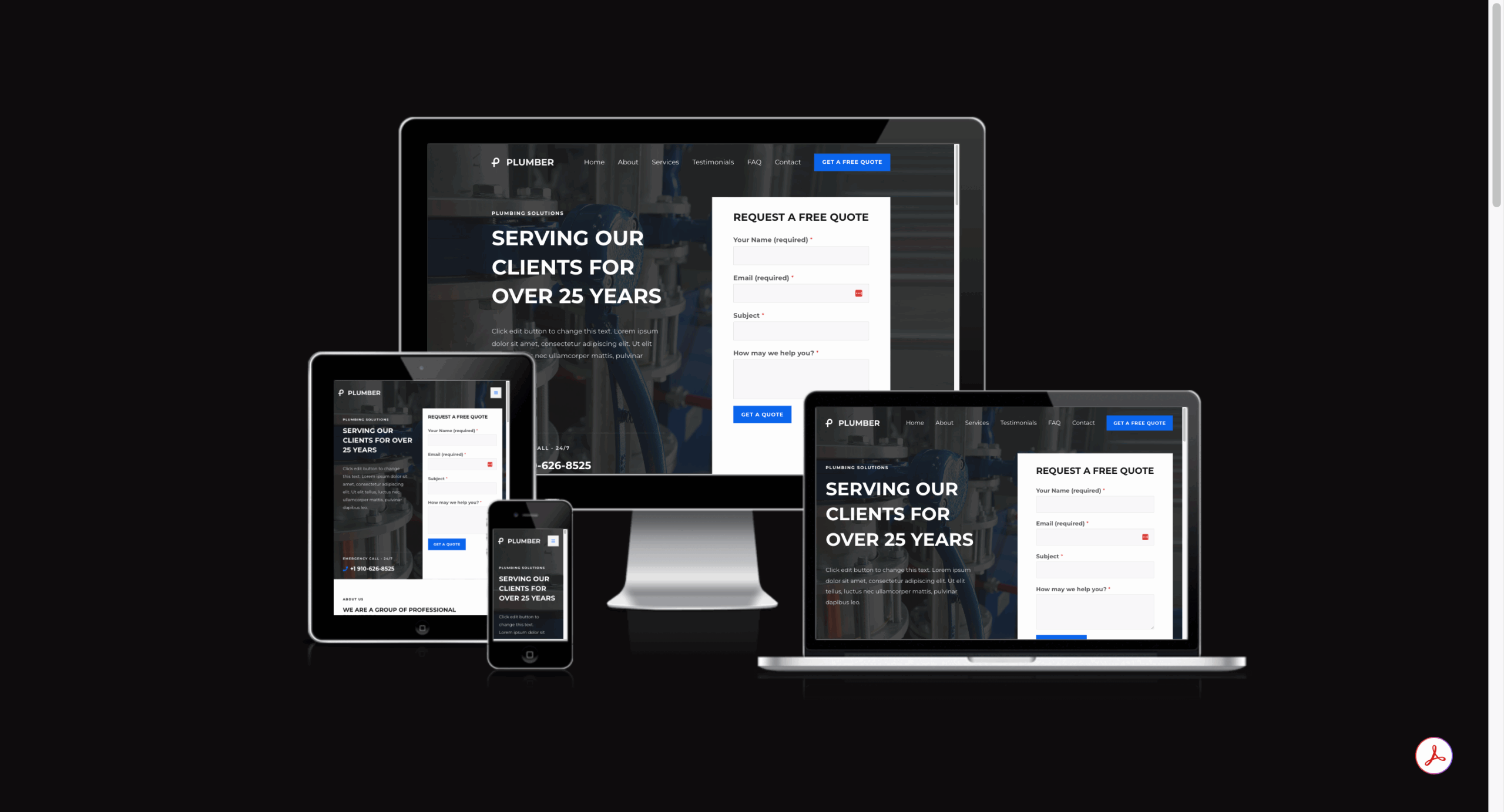 Plumber Website