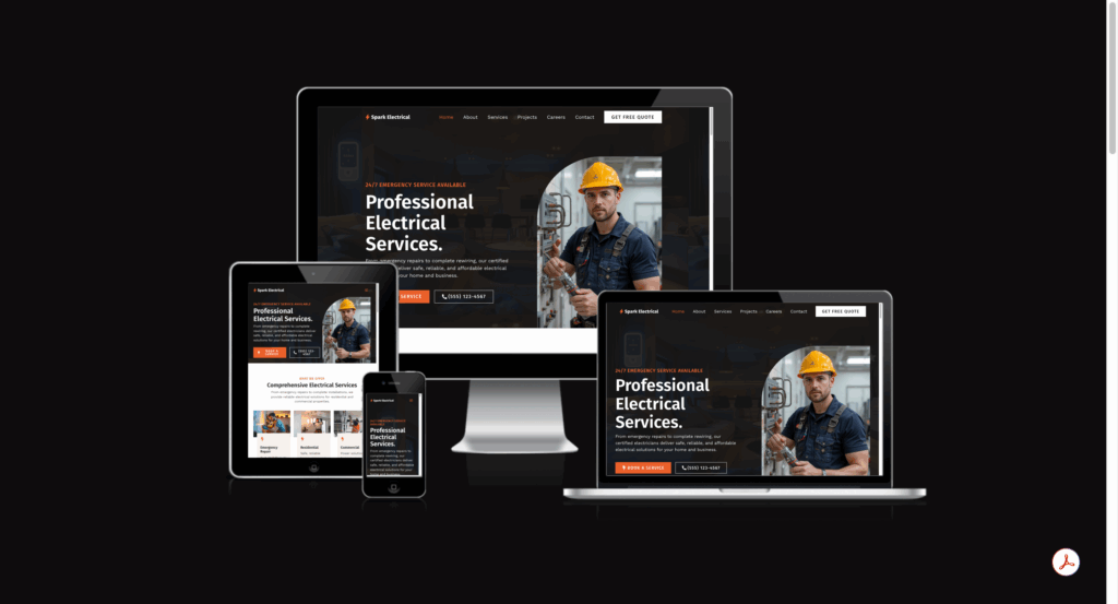 Electrician Website