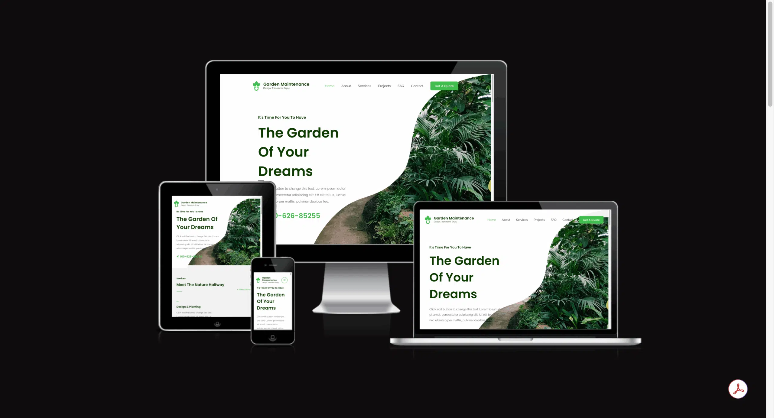 Landscaper Website