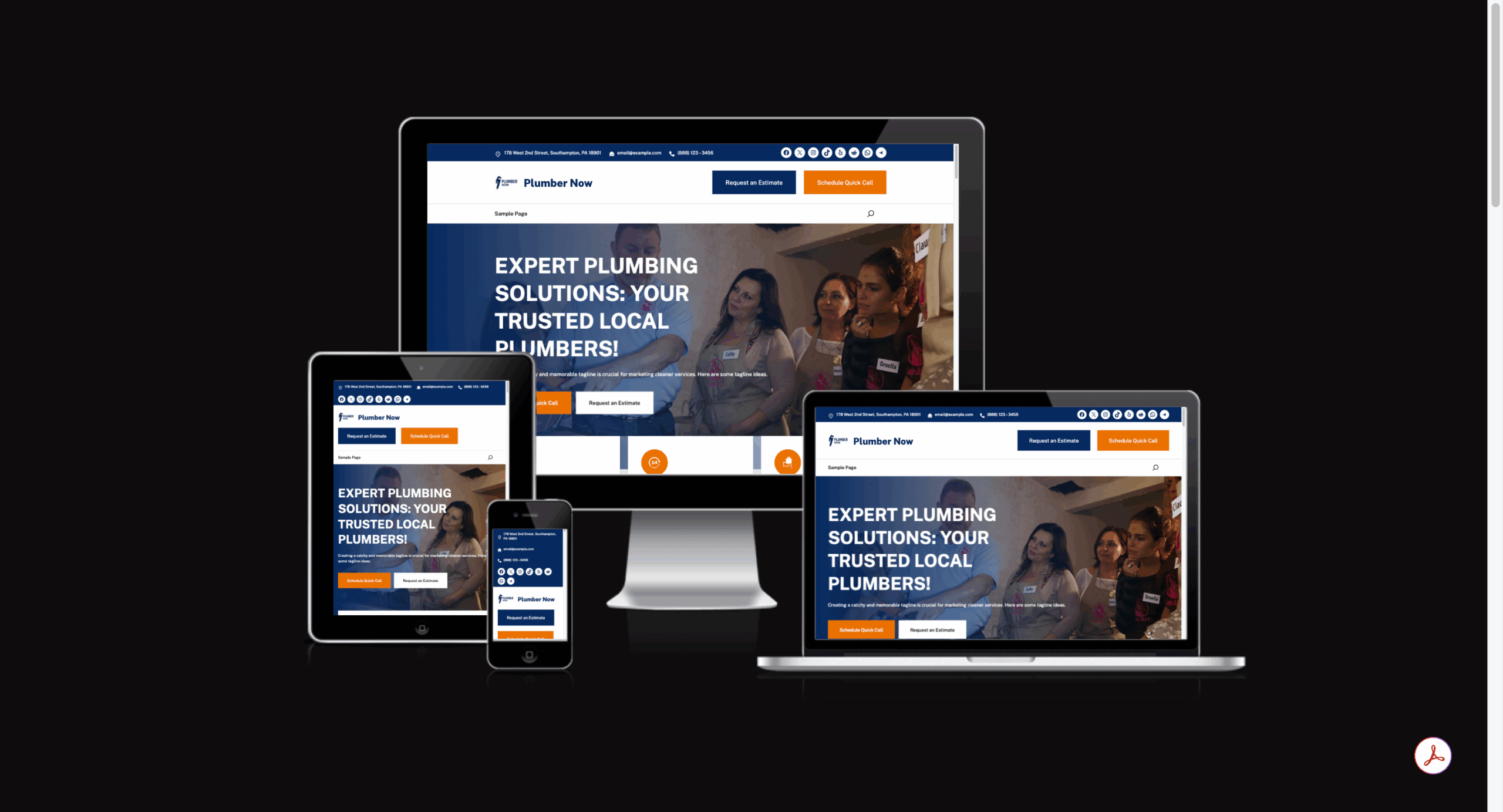 Plumber Now Website