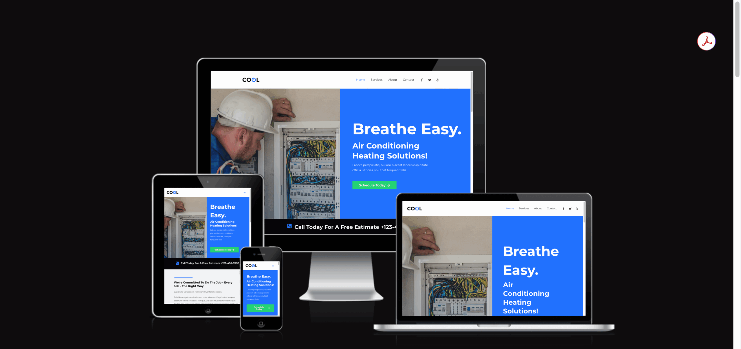 HVAC Website Design